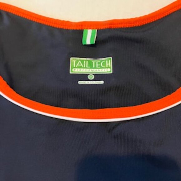 Tail Tech Performance Tennis dress blue with orange and white detail size XS - Picture 3 of 4